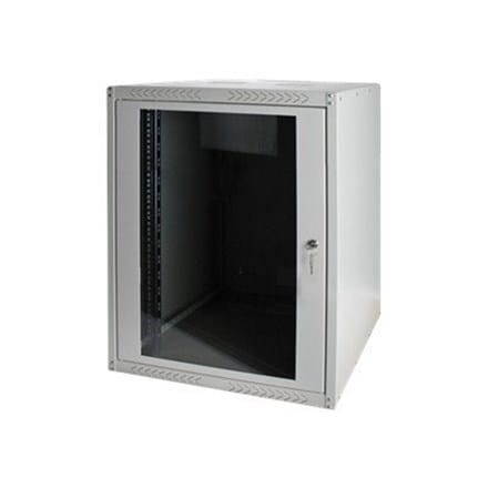 Digitus Szafa sieciowa wisząca DYNAmic 19" 16U rack 600x450, drzwi szyba, szary, niedzielona, złożona, 60kg