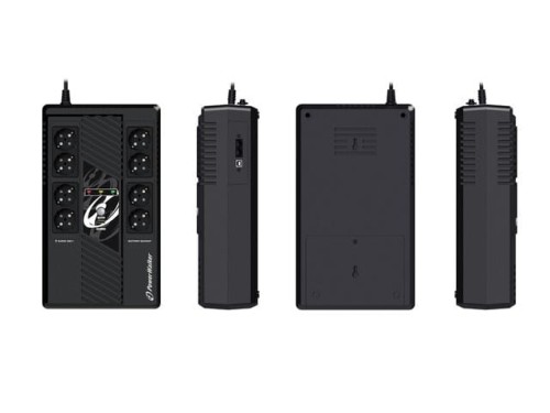 PowerWalker VI 800 MS FR Technologia line-interactive 800 VA 480 W 8 x gniazdo sieciowe