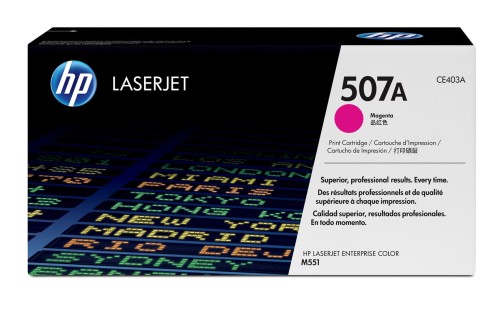Toner HP czerwony HP 507A, HP507A=CE403A, 6000 str.