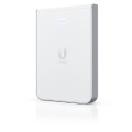 Acces Point Wi-Fi 6 Ubiquiti UniFi U6 In-Wall 2.4GHz(2x2)/5GHz(4x4)/6GHz(–) PoE+/PoE 4x1G 1x2,5G