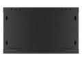 LANBERG SZAFA WISZĄCA RACK 19" 6U 600X600 DRZWI METALOWE CZARNA (FLAT PACK) WF01-6606-00B