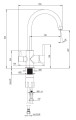 Bateria zlewozmywakowa Deante Nero do wody filtrowanej czarna BCH_N64M