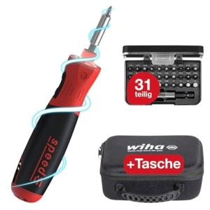 wkrętak elektr. speede® pocketdrive z kasetą na bity i torbą