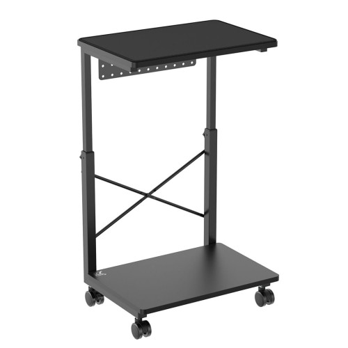 Podstawka wózek na kółkach pod komputer CPU z półką NanoRS, 80kg max, regulowana wysokość 550~850mm, RS430