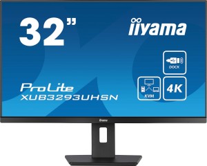 iiyama ProLite XUB3293UHSN-B5 monitor komputerowy 80 cm (31.5") 3840 x 2160 px 4K Ultra HD LCD Czarny