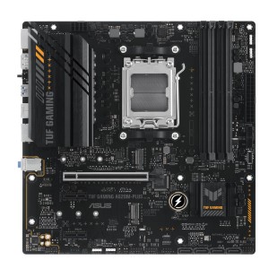 Asus | TUF GAMING A620M-PLUS | Rodzina procesorów AMD | Gniazdo procesora AM5 | Moduły DIMM DDR5 | Gniazda pamięci 4 | Obsługiwane interfejsy dysków twardych SATA, M.2 | Liczba złączy SATA: 4 | Chipset AMD A620 | Karta Micro-ATX