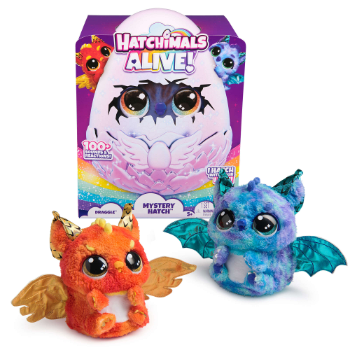 MASKOTKA ALIVESH DRAGGLE MAGICZNE JAJKO 6069282