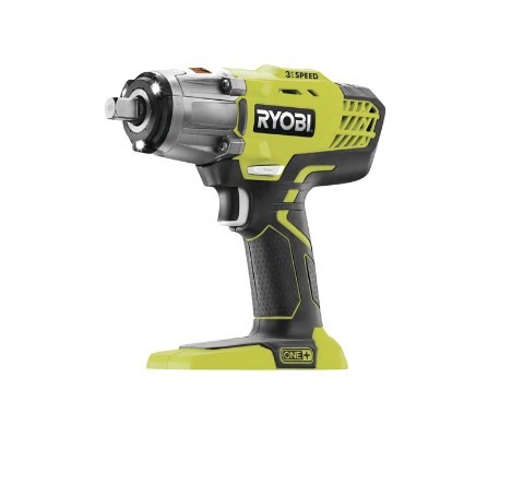 Klucz udarowy RYOBI R18IW3 akumulatorowy wkrętak 1/2" One+ 18V 2,0Ah Czarny, Zielony