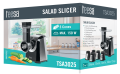 Szatkownica elektryczna do warzyw Teesa TSA3025 150 W 5 końcówek