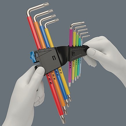 Zestaw kluczy trzpieniowych Torx 3967/9 TX SXL Multicolour