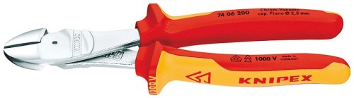 Szczypce tnące boczne o zwiększonym przełożeniu 180mm