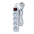 Listwa zasilająca Esperanza ELK212W 4 Gniazda Włącznik 1,5 metra Biała