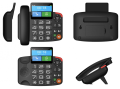 Telefon stacjonarny MAXCOM Comfort MM42D Czarny