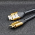 QOLTEC KABEL HDMI V2.1 ULTRA HIGH SPEED 8K | 60HZ | 30AWG | GOLD