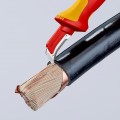 Nóż do ściągania izolacji ze stopką prowadzącą 180mm