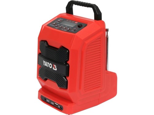 Yato Radio Budowlane Akumulatorowo Sieciowe Bluetooth USB FM/AM 18V/230V