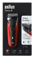 Braun Series 3 300s Golarka foliowa Przycinarka Czarny, Czerwony