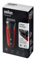 Braun Series 3 300s Golarka foliowa Przycinarka Czarny, Czerwony