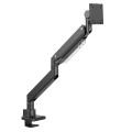 MACLEAN UCHWYT BIURKOWY DO MONITORA LCD 17-57", 27KG, VESA MAX 200X200 PODWÓJNE RAMIĘ MC-968