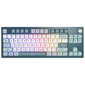 Montech MKey TKL klawiatura Gaming USB Ciemny Szary, Jasny Niebieski, Biały