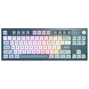Montech MKey TKL klawiatura Gaming USB Ciemny Szary, Jasny Niebieski, Biały