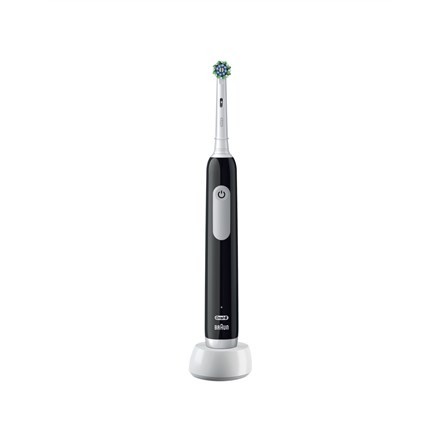 Oral-B | Elektryczna szczoteczka do zębów | Akcja krzyżowa Pro Series 1 | Akumulator | Dla dorosłych | Liczba główek szczoteczki w zestawie 1 | Liczba trybów szczotkowania zębów: 3 | Czarny