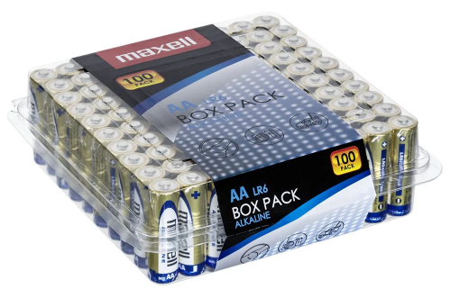 Bateria alkaliczna MAXELL AA LR6 R6 100 szt BOX