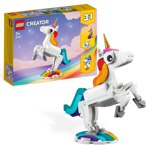 LEGO 31140 Creator 3 w 1 Magiczny jednorożec