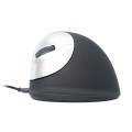 R Go Tools R-Go Pele HE ergonomisch links USB mittel juodas/silb retail