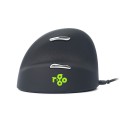 R Go Tools R-Go Pele HE ergonomisch links USB mittel juodas/silb retail