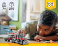 LEGO 31146 Creator 3 w 1 Ciężarówka z platformą i helikopterem