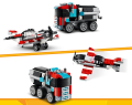 LEGO 31146 Creator 3 w 1 Ciężarówka z platformą i helikopterem