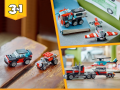LEGO 31146 Creator 3 w 1 Ciężarówka z platformą i helikopterem
