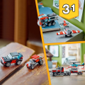 LEGO 31146 Creator 3 w 1 Ciężarówka z platformą i helikopterem