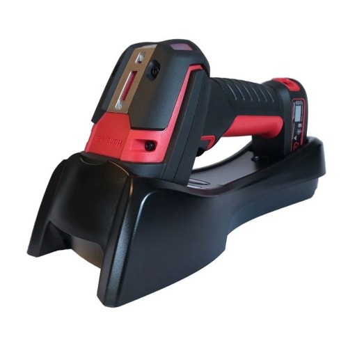 Zestaw USB: bezprzewodowy. Ultra wytrzymały/przemysłowy. 1D, PDF417, 2D, XR (FlexRange™). Czerwony skaner (1991iXR-3), baza do ładowania i komunikacji, kabel USB 3m