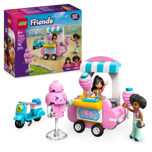 LEGO 42643 Friends Stoisko z watą cukrową i skuter