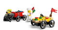 LEGO 60458 City Zestaw wyścigówek: pizza kontra wóz strażacki
