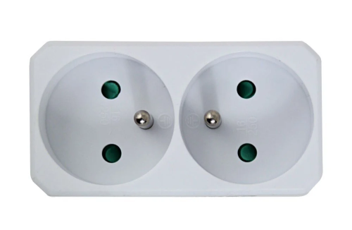 ESPERANZA ROZGAŁĘŹNIK ELEKTR. 2 GN. BIAŁY ELK305W