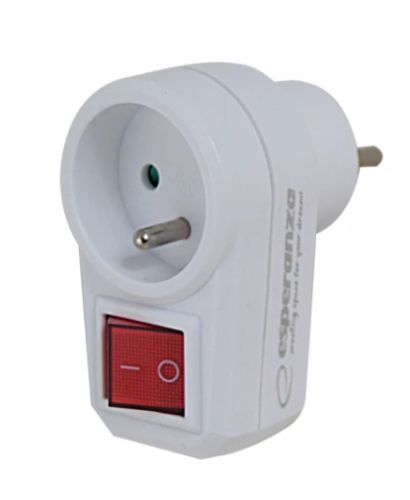 ESPERANZA ROZGAŁĘŹNIK ELEKTR. 1 GN. WŁ. BIAŁY ELK301W