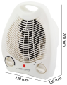 ESPERANZA TERMOWENTYLATOR 1000W/2000W GOBI EHH001