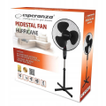 ESPERANZA WENTYLATOR 16'' STOJĄCY HURRICANE CZARNY EHF001KK