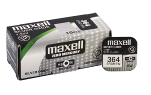 Bateria Srebrowa Maxell Do Zegarka 364 SR621SW SR60 1 szt.