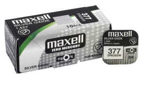 Bateria Srebrowa Maxell Do Zegarka 377 SR626SW SR66 1 szt.
