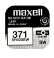 Bateria Srebrowa Maxell Do Zegarka 371 SR920SW SR69 1szt.