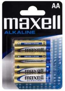 Baterie alkaliczne MAXELL AA LR6 - Blister 4 Sztuki
