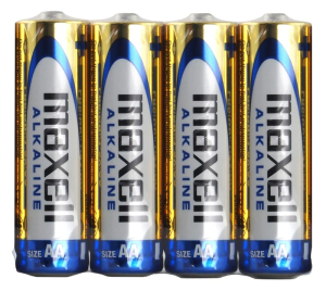 Baterie alkaliczne MAXELL AA LR6 - SHRINK 4 Sztuki
