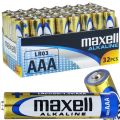 Baterie Alkaliczne AAA LR03 MAXELL 32szt