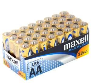 Baterie Alkaliczne AA LR6 MAXELL 32szt.