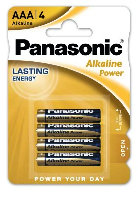 Baterie alkaliczne Panasonic Alkaline Power LR03 AAA - blister 4 sztuki