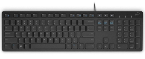 Klawiatura przewodowa Dell KB216-BK QWERTY PL
